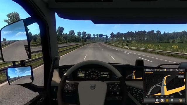 ETS 2 VOLVO FH CLASSIC TOP SPEED TEST смотреть онлайн