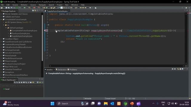 How to use supplyAsync method using CompletableFuture // Easy Learning Channel смотреть онлайн