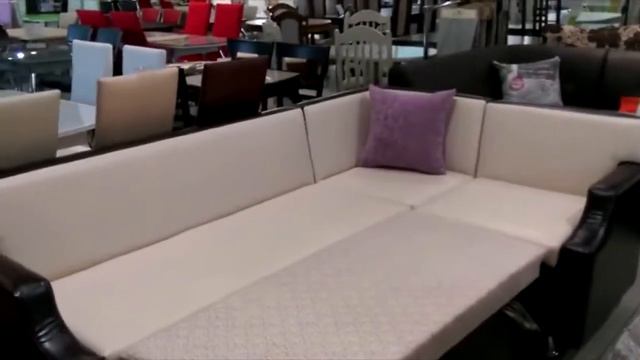 Угловой кухонный дван Квадро 6 ДУ со спальным местом смотреть онлайн