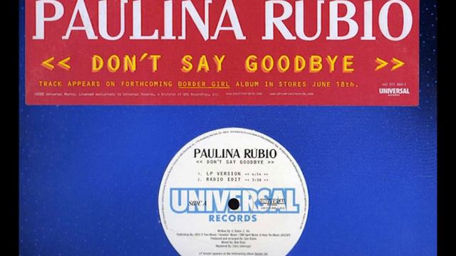 Paulina Rubio - Don't Say Goodbye - Si Tu Te Vas (Instrumental official) смотреть онлайн