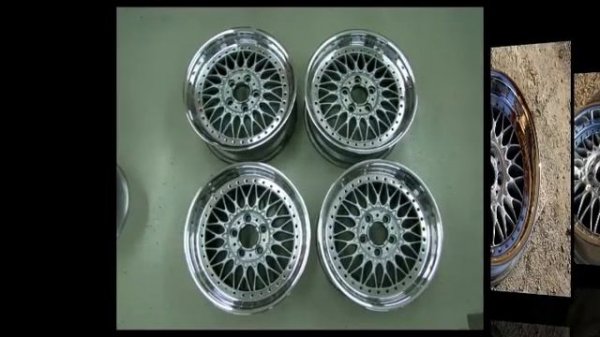 BMW style 5, 8x17, 2 piece wheels BBS