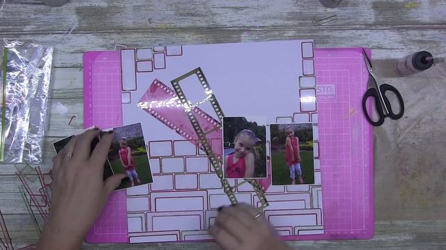 SCRAPBOOKING_IDEAS | SCRAPBOOKING LAYOUT PROCESS VIDEO| смотреть онлайн
