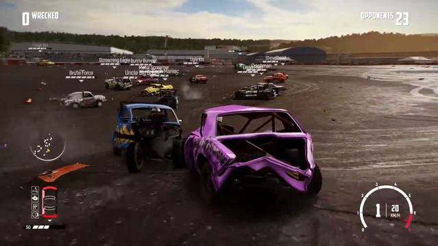 Wreckfest Demolition Derby Fairfield Mud Pit смотреть онлайн