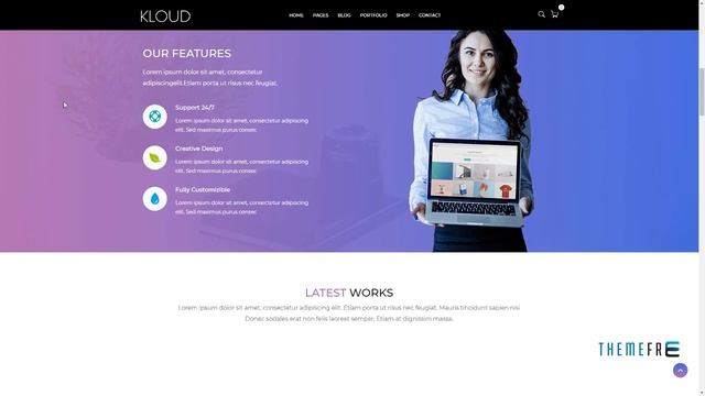 Kloud - Creative Multipurpose WordPress Theme Washington Cochise смотреть онлайн