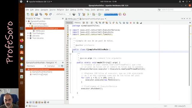 Creación de un Pool de Hilos en Java con ExecutorService смотреть онлайн