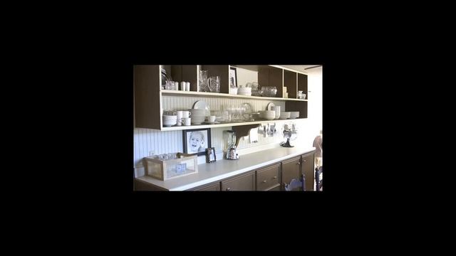 Открытые полки в интерьере кухни смотреть онлайн