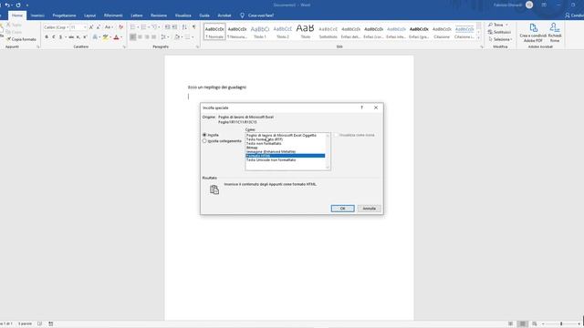 Come inserire una tabella Excel in Word смотреть онлайн