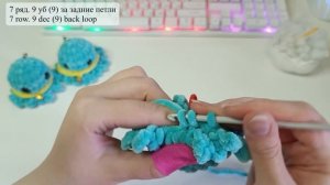 ? Осьминожки из плюшевой пряжи ? Простые игрушки крючком для начинающих ? plush yarn octopus