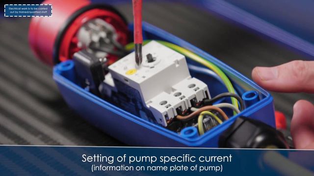 Tsurumi pumps - how to connect a motor protection plug смотреть онлайн