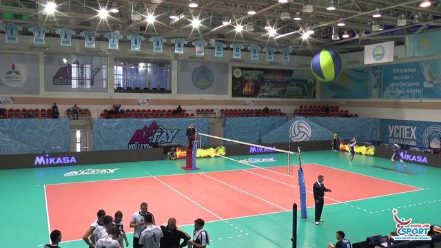 Прямая трансляция игр 4-ого общего тура Чемпионата РК по волейболу среди мужских команд смотреть онлайн