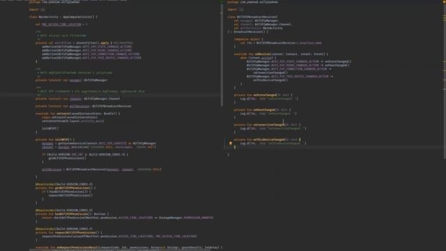 ? Android Studio ve Kotlin programlama dili kullanarak WiFi P2P (Direct) ile veri /dosya aktarımı смотреть онлайн