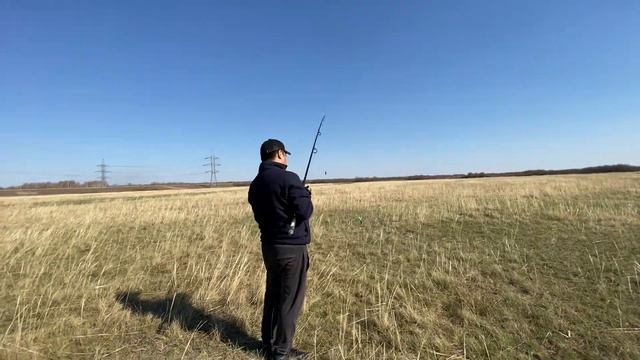 Силовой заброс/Катушка CarpPro10000/Бланк CarpPro BlackPool 3.5 Lb/