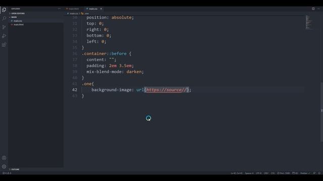 Image Changing Background with Parallax and Blend Effect using HTML and CSS смотреть онлайн