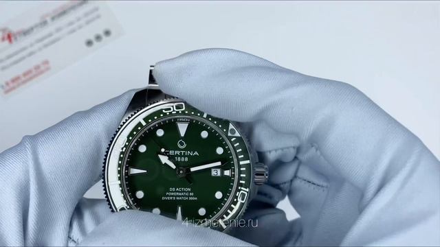 Обзор часов Certina DS Aсtion Diver C032.607.11.091.00 смотреть онлайн