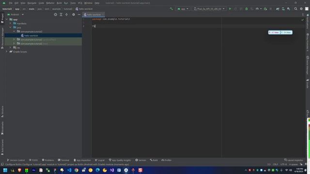 Hola Mundo - Ejecuta tu primer programa en Kotlin | Android Studio смотреть онлайн