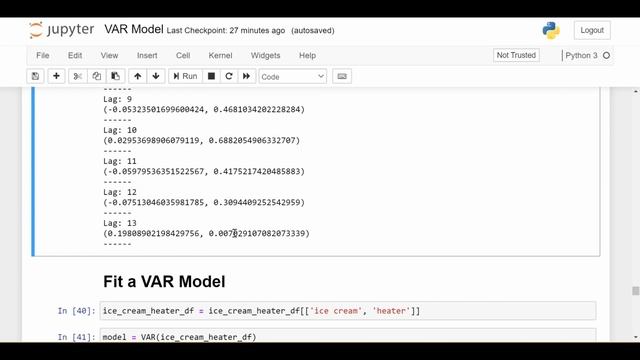 VAR Model in Python : Time Series Talk смотреть онлайн
