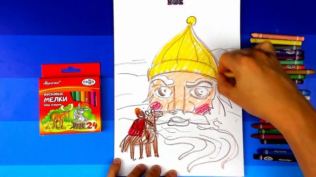 Рисуем Голуву ВОИНА из Руслан и Людмила - по Пушкину смотреть онлайн