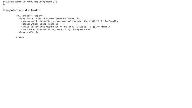 Code Review: PHP simple template loader смотреть онлайн