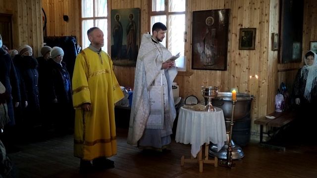 Чин ВЕЛИКОГО ОСВЯЩЕНИЯ ВОДЫ! ПОЛНАЯ версия!!! Крещение Господне 2022г. Храм прп. Онуфрия Катромског смотреть онлайн