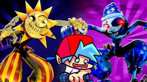 Бойфренд нарвался на Кошмарное Солнце и Луна Аниматроник ФНАФ 9 Friday Night Funkin