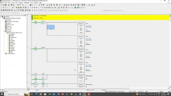 Online Edit the Omron PLC Program. Online  Program Modification in CX-Programmer Omron PLC Program.
