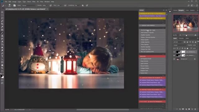 Add Twinkly Bokeh Lights in Photoshop смотреть онлайн