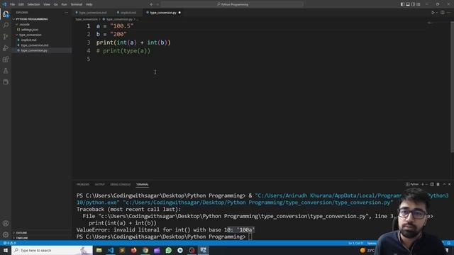 Type Conversion and Type Casting in python | Day 1 in Hindi смотреть онлайн