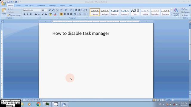 Disable Task Manager смотреть онлайн