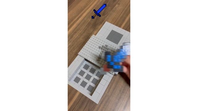 Crafting Minecraft Swords BUT Lego!