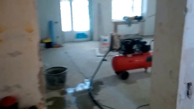 Штукатурка Хопер ковшем, механизированная штукатурка. смотреть онлайн