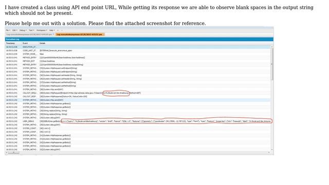 Salesforce: How can i get search string with space using JSON? смотреть онлайн