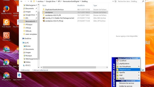 1.1 Installation de Wampserver смотреть онлайн