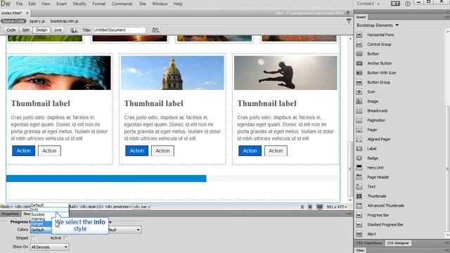 Using DMXzone Bootstrap Layouts, Thumbnails and Media Elements смотреть онлайн