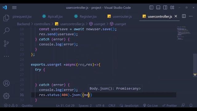All user get request api in backend | #mernproject #mernstack смотреть онлайн