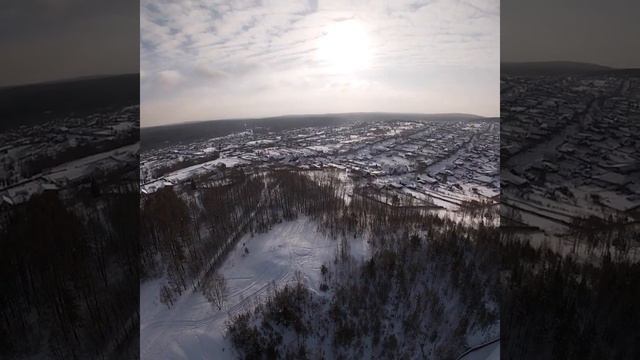 Полевской. Вид с Думной горы смотреть онлайн