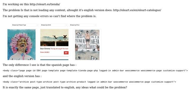 Wordpress: Page not loading content - Body archive - page смотреть онлайн