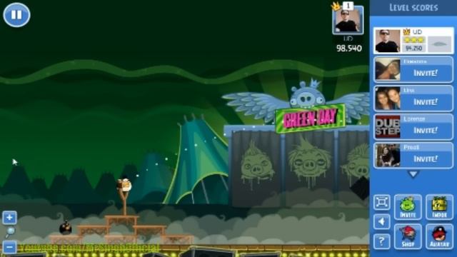 Angry Birds Friends - Green Day Level-15 3 stars HighScore Walkthrough Green Day Level-15 смотреть онлайн