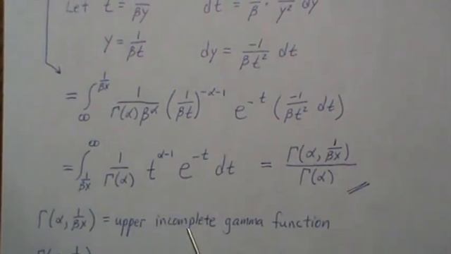 Derive the CDF of an Inverse Gamma Distribution смотреть онлайн