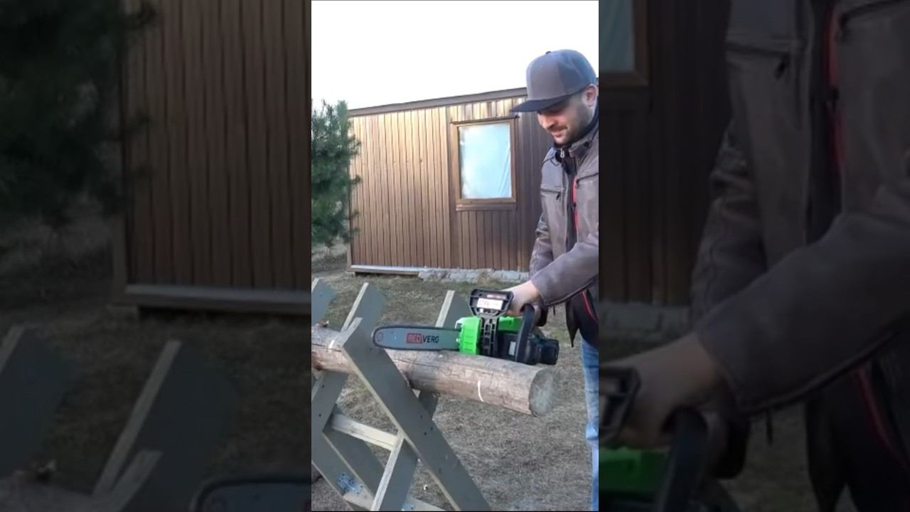 Аккумуляторная цепная пила с бесщеточным двигателем REDVERG RD-C36BL/U #redverg смотреть онлайн