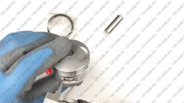 Поршень в сборе 4T 139QMB d-44 p-13 60сс стандарт - обзор, замеры смотреть онлайн