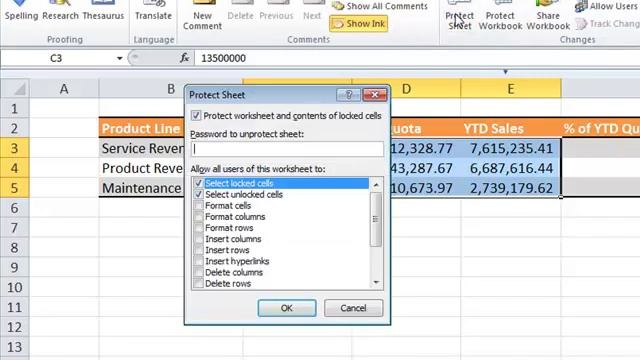 Protecting Specific Cells In An Excel Worksheet.mp4 смотреть онлайн