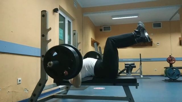 Военный жим 110 кг на 4 повторения! При весе 81,2 кг! 27.12.2020! смотреть онлайн