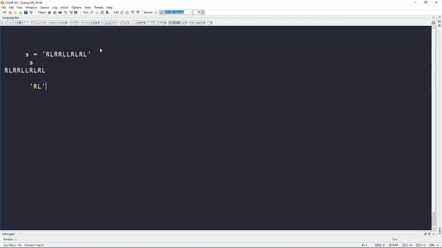 Solving LeetCode problem 1221 in APL (Split a String in Balanced Strings) смотреть онлайн