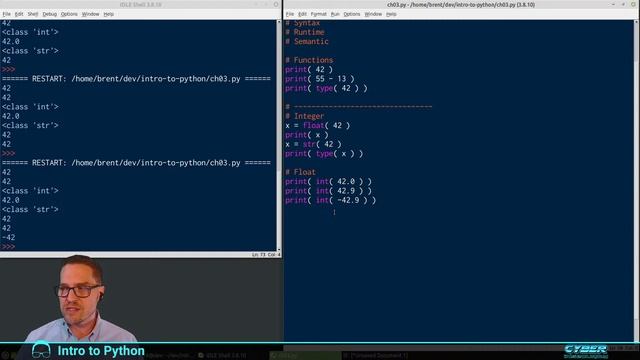Intro to Python #2 - Functions - w/Brent (DocJayde) смотреть онлайн