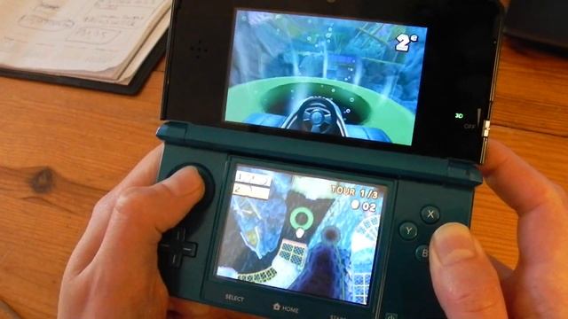 Mario Kart 7 : Gameplay Online (vue cockpit) смотреть онлайн