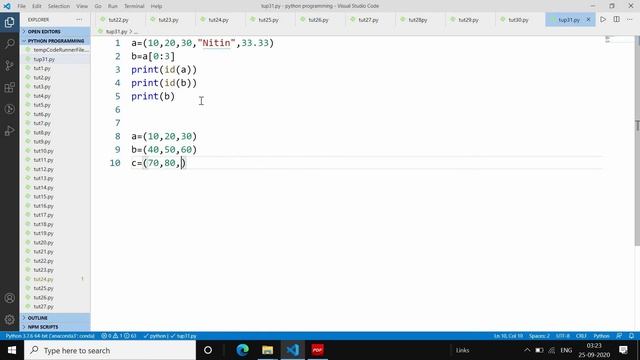 Python | Lecture 31 - Taking User Input In Tuple смотреть онлайн