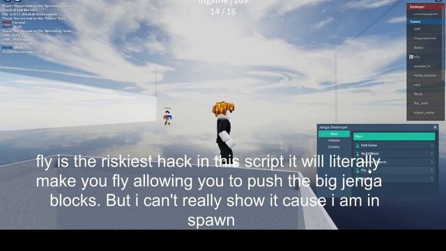 Roblox jenga hack script! смотреть онлайн