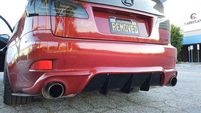Invidia Q300 Cat Back Exhaust With PPE Headers On Lexus IS250