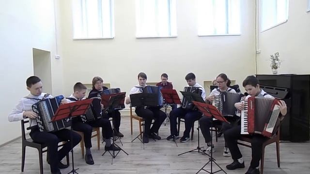 Оркестр баянов ДШИ Вятские Поляны, Румба в танце, обр. Г.Лохина (руководитель Н.В. Кузьминых) смотреть онлайн