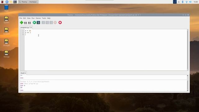 #5 Assignment Operators | Python My Pi | Python Programming Tutorial for Beginners смотреть онлайн